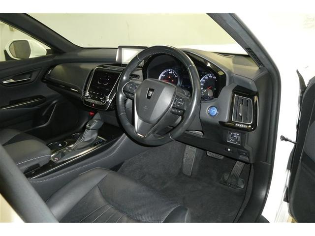 クラウンハイブリッド Ｇ　本革シート　アルミ　ＬＥＤヘッド　キーフリー　横滑り防止機能　ＤＶＤ　ＥＴＣ　オートエアコン　ＡＵＸ　ＡＢＳ　メモリナビ　盗難防止装置　エアバッグ　オートクルーズコントロール　ＡＣ１００Ｖ　ナビＴＶ（11枚目）