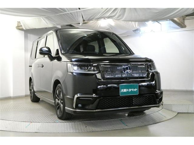 ステップワゴン ｅ：ＨＥＶスパーダ　アルミ　デュアルエアコン　フルオートエアコン　メモリナビ　ＥＳＣ　キーフリー　ＬＥＤヘッドランプ　イモビ　ＡＢＳ　リアカメラ　スマートキ　クルーズコントロール　サイドカーテンエアバック　３列シート（3枚目）