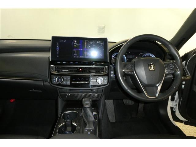 クラウンハイブリッド ＲＳアドバンス　地デジ　衝突被害軽減装置　黒革シート　ＬＥＤヘットライト　後カメラ　クルコン　ＡＣ　Ｐシート　エアバッグ　ナビＴＶ　セキュリティーアラーム　キーフリー　スマートキ　パワーウィンドウ　メモリナビ　アルミ（11枚目）