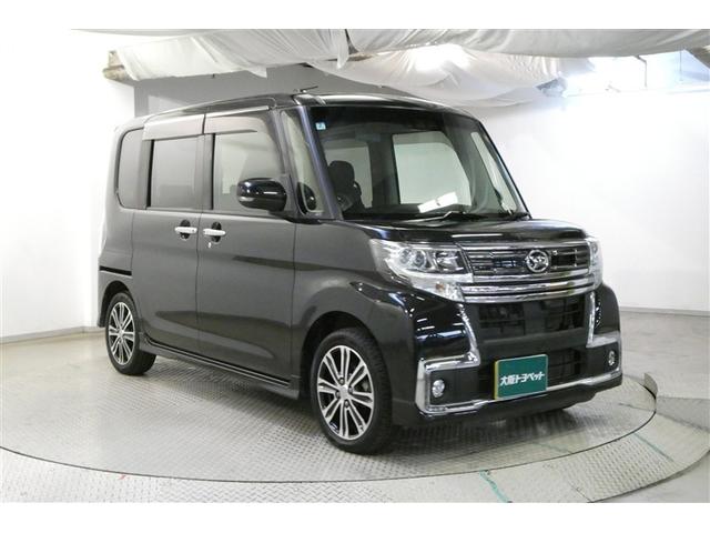 タント カスタムＲＳ　トップエディションＳＡＩＩＩ　ブレーキサポート　ＡＡＣ　Ｂモニター　両側オートスライドドア　イモビライザー　ナビＴＶ　地デジフルセグ　ＬＥＤ　ＤＶＤ再生可能　キーフリー　エアロ　ＥＴＣ　Ｗエアバック　ＡＢＳ　アルミ　ＰＳ　ＶＳＡ（3枚目）