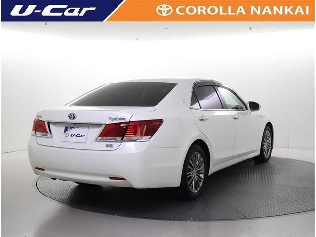 クラウンハイブリッド ロイヤルサルーン　フルセグ　メモリーナビ　ＤＶＤ再生　バックカメラ　ＥＴＣ　ＨＩＤヘッドライト（3枚目）