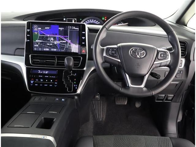 エスティマハイブリッド アエラス プレミアム 4WD フルセグ メモリーナビ DVD再生 後席モニター バックカメラ 衝突被害軽減システム ETC 両側電動スライド LEDヘッドランプ 乗車定員7人 3列シート ワンオーナー フルエアロ(4枚目)