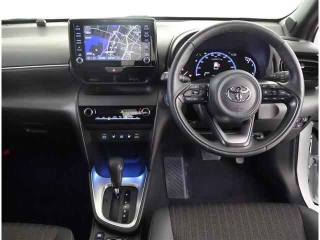 ヤリスクロス ハイブリッドＺ　４ＷＤ　フルセグ　メモリーナビ　バックカメラ　衝突被害軽減システム　ＥＴＣ　ＬＥＤヘッドランプ　ワンオーナー（4枚目）