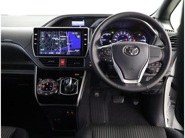 ヴォクシー ハイブリッドZS 煌II フルセグ メモリーナビ DVD再生 後席モニター バックカメラ 衝突被害軽減システム ETC ドラレコ 両側電動スライド LEDヘッドランプ 乗車定員7人 3列シート ワンオーナー フルエアロ(4枚目)