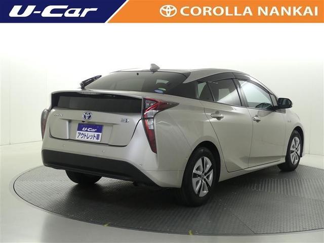 プリウス A フルセグ メモリーナビ DVD再生 バックカメラ 衝突被害軽減システム ETC ドラレコ LEDヘッドランプ ワンオーナー(3枚目)