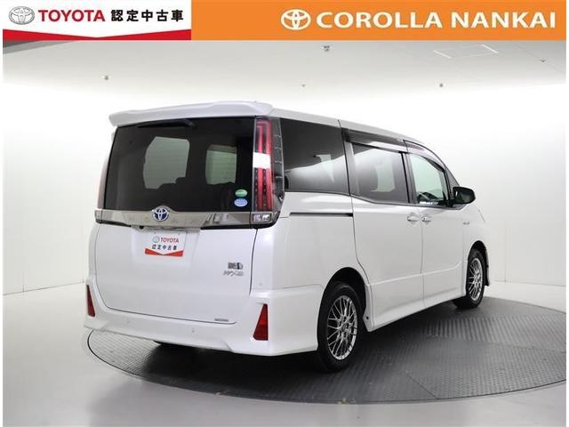 ノア ハイブリッドSi ダブルバイビーII フルセグ メモリーナビ DVD再生 バックカメラ 衝突被害軽減システム ETC 両側電動スライド LEDヘッドランプ 乗車定員7人 3列シート フルエアロ(3枚目)