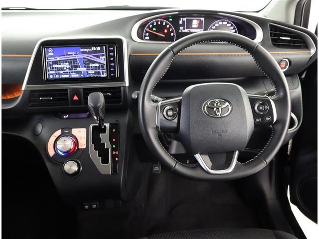 シエンタ G フルセグ メモリーナビ DVD再生 バックカメラ 衝突被害軽減システム ETC 両側電動スライド LEDヘッドランプ 乗車定員7人 3列シート アイドリングストップ(4枚目)