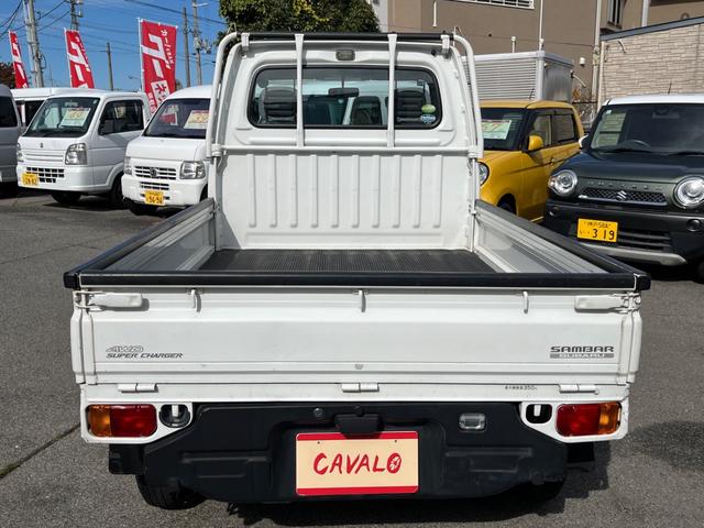 サンバートラック TC スーパーチャージャー 4WD 純正オーディオ サイドバイザー マット(11枚目)