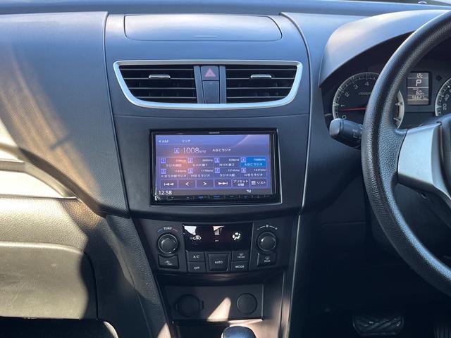 スイフト XG ユーザー様買取車両 社外ナビ 社外15AW ETC スマートキー プッシュスタート 電格ミラー セキュリティアラーム ヘッドライトレベライザー リアスポイラー(7枚目)