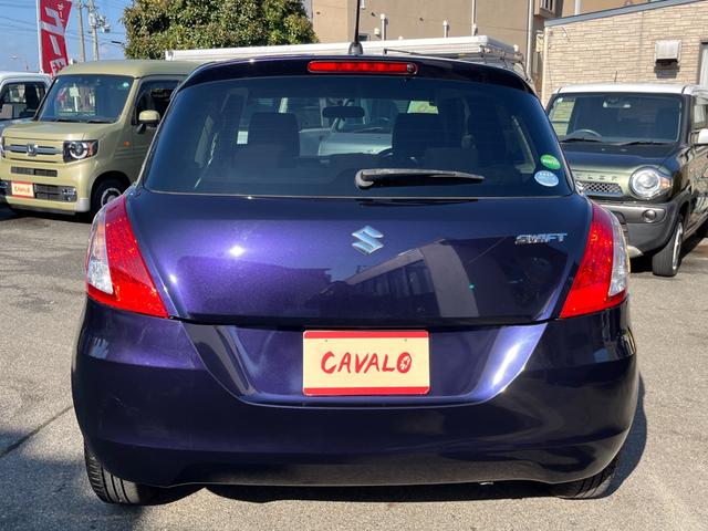 スイフト XG ユーザー様買取車両 社外ナビ 社外15AW ETC スマートキー プッシュスタート 電格ミラー セキュリティアラーム ヘッドライトレベライザー リアスポイラー(11枚目)