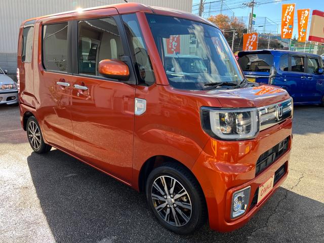 ウェイク GターボSAII 4WD 両側パワスラ 社外ナビ ETC ドライブレコーダー LEDオートライト LEDフォグ オートリトラミラー 革巻きステアリング スマートキー プッシュスタート(15枚目)