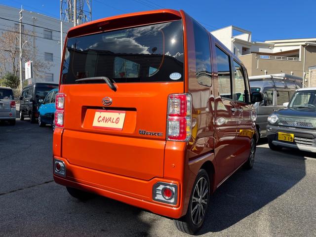 ウェイク GターボSAII 4WD 両側パワスラ 社外ナビ ETC ドライブレコーダー LEDオートライト LEDフォグ オートリトラミラー 革巻きステアリング スマートキー プッシュスタート(17枚目)