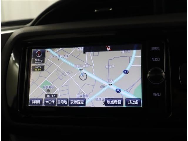 ヴィッツ F セーフティーエディション フルセグ メモリーナビ DVD再生 ミュージックプレイヤー接続可 バックカメラ 衝突被害軽減システム ETC ワンオーナー 記録簿(9枚目)