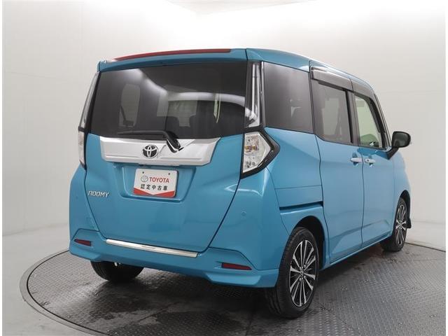 ルーミー カスタムG-T フルセグ メモリーナビ DVD再生 ミュージックプレイヤー接続可 バックカメラ 衝突被害軽減システム ETC ドラレコ 両側電動スライド LEDヘッドランプ ワンオーナー 記録簿 アイドリングストップ(4枚目)