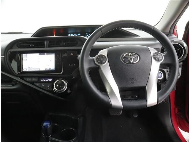 アクア Gブラックソフトレザーセレクション フルセグ メモリーナビ DVD再生 ミュージックプレイヤー接続可 バックカメラ 衝突被害軽減システム ETC ドラレコ ワンオーナー(7枚目)