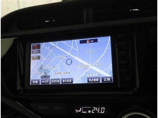 アクア Ｇブラックソフトレザーセレクション　ワンセグ　メモリーナビ　ミュージックプレイヤー接続可　バックカメラ　ＥＴＣ　ドラレコ　ワンオーナー　記録簿（9枚目）