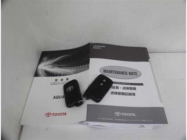 アクア Ｇブラックソフトレザーセレクション　ワンセグ　メモリーナビ　ミュージックプレイヤー接続可　バックカメラ　ＥＴＣ　ドラレコ　ワンオーナー　記録簿（35枚目）