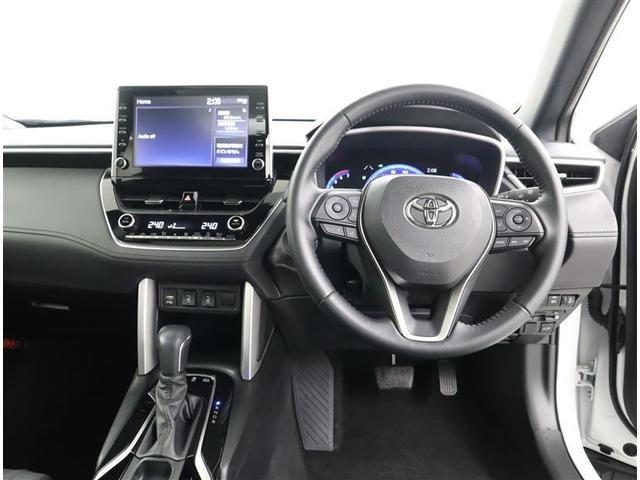 カローラクロス ハイブリッド Z サンルーフ フルセグ ミュージックプレイヤー接続可 バックカメラ 衝突被害軽減システム ETC LEDヘッドランプ ワンオーナー 記録簿(9枚目)