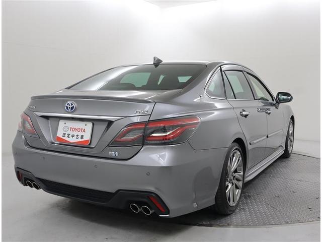 クラウンハイブリッド ＲＳアドバンス　革シート　フルセグ　メモリーナビ　ＤＶＤ再生　ミュージックプレイヤー接続可　バックカメラ　衝突被害軽減システム　ＥＴＣ　ドラレコ　ＬＥＤヘッドランプ　ワンオーナー　記録簿（6枚目）