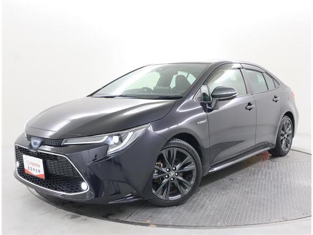 カローラ ハイブリッド　ダブルバイビー　トヨタ認定車／記録簿／９型大画面Ｔコネクト対応ナビ　地デジ　Ｂトゥース／バックカメラ／車線逸脱防止・誤発進抑制・衝突被害軽減／ＢＳＭ／ＲＣＴＡ／障害物センサー／ＥＴＣ／ＬＥＤ・ＡＨＢ／専用アルミ（4枚目）