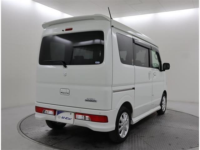 エブリイワゴン ＰＺターボスペシャル　１オーナー／走行約０．７万キロ／トヨタ保証付／ドラレコ／メモリーナビ・ＤＶＤ・地デジ・ＢＴ・ＵＳＢ／バックカメラ／シートヒーター／衝突被害軽減／障害物センサー／両側電動スライド／ＨＩＤ／スマキー２個（3枚目）