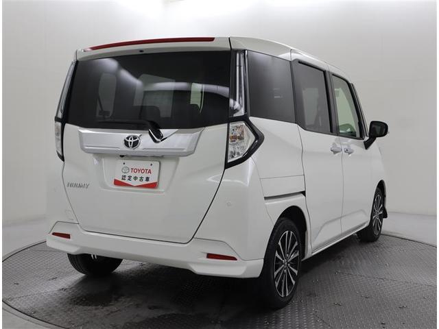 ルーミー カスタムG-T 1オーナー/走行約1.6万キロ/メモリーナビ・DVD・地デジ・BT・SD録音/バックカメラ/衝突被害軽減/障害物センサー/両側電動スライド/クルコン/電動パーキング/ETC/LED/スマートキー2個(4枚目)