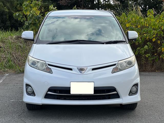 エスティマ アエラス レザーパッケージ ユーザー様買取車 ナビ TV Bluetooth バックモニター ETC スマートキー2本 革シート オットマン パワーシート シートヒーター 盗難防止システム HID 衝突安全ボディ ダブルエアコン(3枚目)