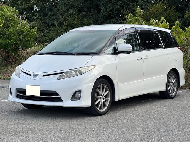 エスティマ アエラス レザーパッケージ ユーザー様買取車 ナビ TV Bluetooth バックモニター ETC スマートキー2本 革シート オットマン パワーシート シートヒーター 盗難防止システム HID 衝突安全ボディ ダブルエアコン(5枚目)