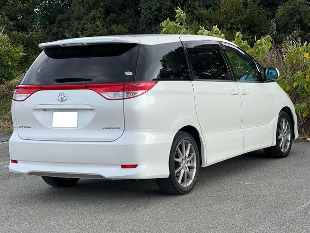 エスティマ アエラス レザーパッケージ ユーザー様買取車 ナビ TV Bluetooth バックモニター ETC スマートキー2本 革シート オットマン パワーシート シートヒーター 盗難防止システム HID 衝突安全ボディ ダブルエアコン(12枚目)