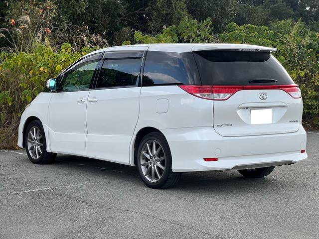 エスティマ アエラス レザーパッケージ ユーザー様買取車 ナビ TV Bluetooth バックモニター ETC スマートキー2本 革シート オットマン パワーシート シートヒーター 盗難防止システム HID 衝突安全ボディ ダブルエアコン(13枚目)