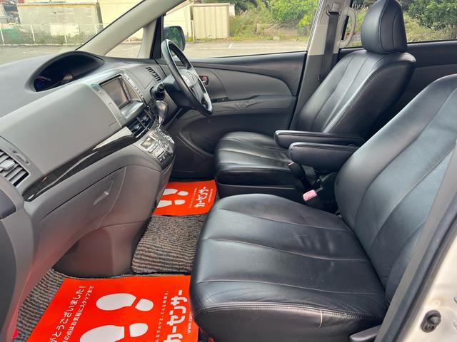 エスティマ アエラス レザーパッケージ ユーザー様買取車 ナビ TV Bluetooth バックモニター ETC スマートキー2本 革シート オットマン パワーシート シートヒーター 盗難防止システム HID 衝突安全ボディ ダブルエアコン(34枚目)