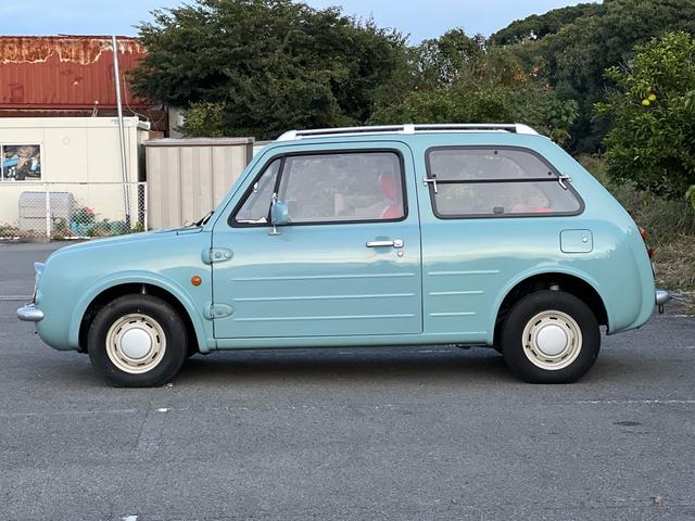 パオ ベースグレード ユーザー様買取車 車検2年付き 3AT ラジオ エアコン アクアグレー 上下分割式リアガラス パワーステアリング(10枚目)