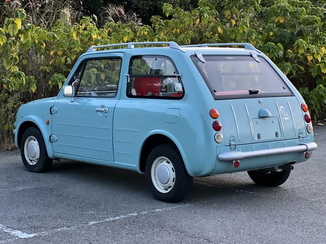 パオ ベースグレード ユーザー様買取車 車検2年付き 3AT ラジオ エアコン アクアグレー 上下分割式リアガラス パワーステアリング(13枚目)