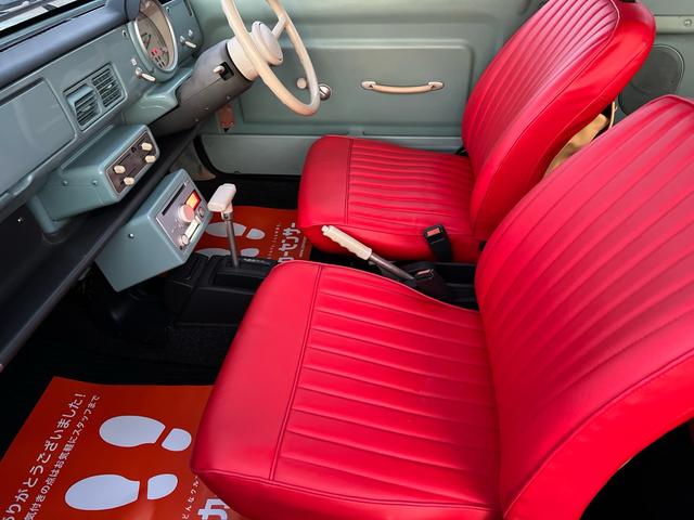 パオ ベースグレード ユーザー様買取車 車検2年付き 3AT ラジオ エアコン アクアグレー 上下分割式リアガラス パワーステアリング(28枚目)