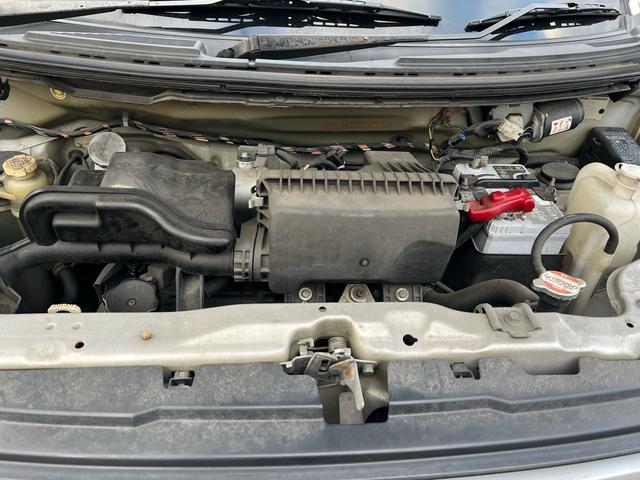 eKワゴン MS ユーザー様買取車 車検令和8年7月 走行距離111700キロ エアコン CD FM AM ETC ドアバイザー 運転席助手席エアバック パワーステアリング ベンチシート フルフラット 衝突安全ボディ(45枚目)