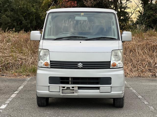 エブリイワゴン JP ユーザー様買取車 車検2年付き フルフラット 衝突安全ボディ 盗難防止システム 運転席助手席エアバック ABS パワーステアリング パワーウインドウ CD FM AM ABS ドアバイザー(3枚目)