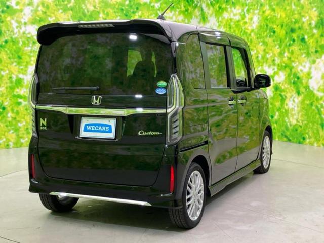 N-BOXカスタム L・ターボ 新品タイヤ/保証書/純正 8インチ SDナビ/ホンダセンシング/両側電動スライドドア/シートヒーター/車線逸脱防止支援システム/シート ハーフレザー/ドライブレコーダー 前後/ヘッドランプ LED(3枚目)
