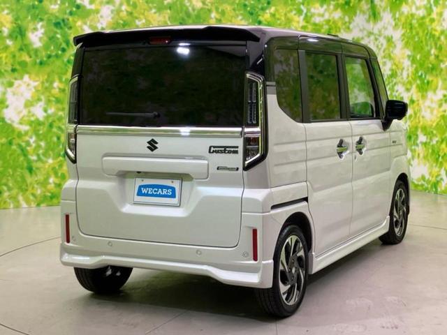 スペーシアカスタム ハイブリッドXSターボ 保証書/純正 9インチ SDナビ/セーフティサポート(スズキ)/両側電動スライドドア/シートヒーター 前席/全方位モニター用カメラ/車線逸脱防止支援システム/ヘッドランプ LED/USBジャック(3枚目)