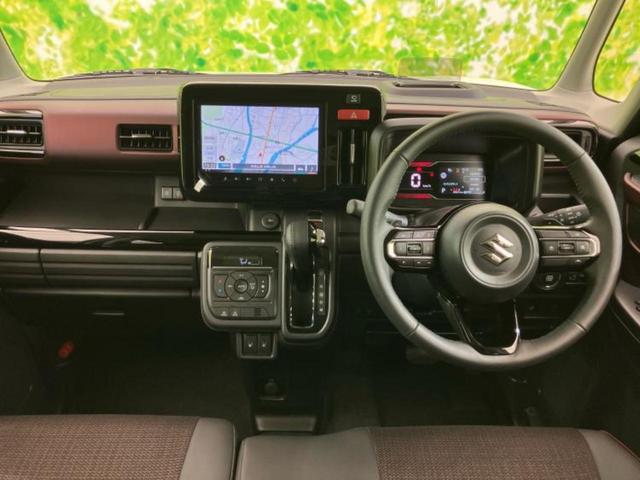 スペーシアカスタム ハイブリッドXSターボ 保証書/純正 9インチ メモリーナビ/セーフティサポート(スズキ)/両側電動スライドドア/シートヒーター 前席/マルチテレインモニター/車線逸脱防止支援システム/ヘッドランプ LED ターボ(4枚目)