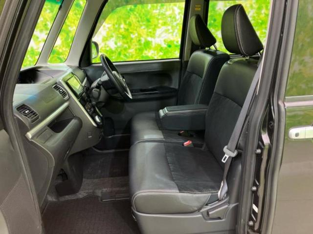 タント カスタムＲＳトップエディションＶＳ　ＳＡ３　新品タイヤ／保証書／社外　ＳＤナビ／スマートアシスト（トヨタ・ダイハツ）／両側電動スライドドア／シートヒーター　運転席／パノラマモニター／車線逸脱防止支援システム／シート　ハーフレザー　全周囲カメラ（7枚目）