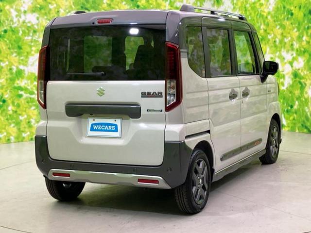 スペーシアギア ハイブリッドＸＺ　保証書／純正　９インチ　メモリーナビ／セーフティサポート（スズキ）／両側電動スライドドア／シートヒーター　前席／全方位モニター／車線逸脱防止支援システム／登録済未使用車／ヘッドランプ　ＬＥＤ（3枚目）