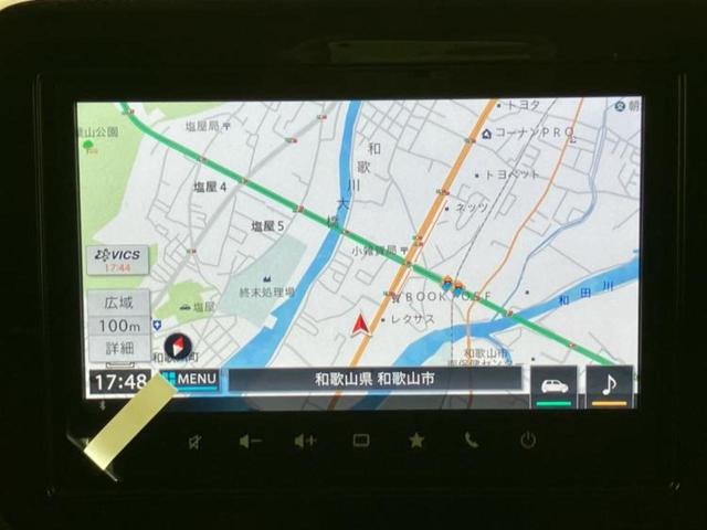 スペーシアギア ハイブリッドＸＺ　保証書／純正　９インチ　メモリーナビ／セーフティサポート（スズキ）／両側電動スライドドア／シートヒーター　前席／全方位モニター／車線逸脱防止支援システム／登録済未使用車／ヘッドランプ　ＬＥＤ（9枚目）
