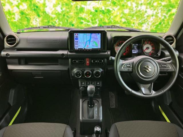 ジムニー ４ＷＤ　ＸＣ　保証書／純正　８インチ　ＳＤナビ／セーフティサポート（スズキ）／シートヒーター　前席／車線逸脱防止支援システム／ドライブレコーダー　社外／ヘッドランプ　ＬＥＤ／Ｂｌｕｅｔｏｏｔｈ接続／ＥＴＣ　ターボ（4枚目）