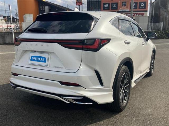 NX NX250バージョンL 新品タイヤ/サンルーフ/純正エアロ/保証書/純正 SDナビ/衝突安全装置/シートエアコン/パノラミックビューモニター/車線逸脱防止支援システム/シート フルレザー 革シート 衝突被害軽減システム(3枚目)