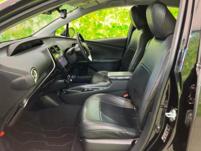 プリウス Ｓセーフティプラス　新品タイヤ／モデリスタエアロ／保証書／社外　９インチ　ＳＤナビ／トヨタセーフティセンス／車線逸脱防止支援システム／パーキングアシスト　バックガイド／パーキングアシスト　自動操舵　衝突被害軽減システム（7枚目）