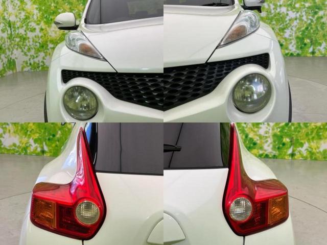 ジューク ４ＷＤ１６ＧＴ　ＦＯＵＲタイプＶ　保証書／純正　ＳＤナビ／ヘッドランプ　ＨＩＤ／Ｂｌｕｅｔｏｏｔｈ接続／ＥＴＣ／ＥＢＤ付ＡＢＳ／横滑り防止装置／バックモニター／フルセグＴＶ／ＤＶＤ／禁煙車／エアバッグ　運転席／エアバッグ　助手席（50枚目）
