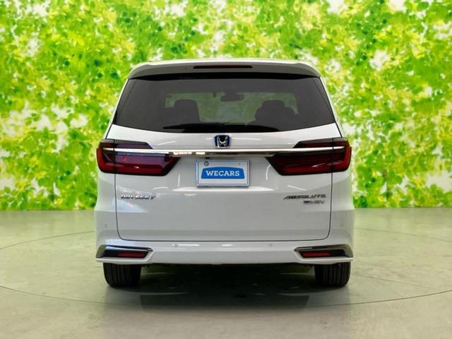 オデッセイハイブリッド ｅＨＥＶアブソルート・ＥＸ　保証書／純正　１０インチ　ＳＤナビ／ホンダセンシング／両側電動スライドドア／シートヒーター　前席／マルチビューカメラシステム／車線逸脱防止支援システム／シート　ハーフレザー／電動バックドア　電動シート（56枚目）