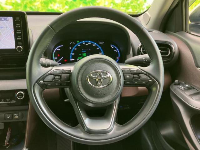 ヤリスクロス ハイブリッドＺ　新品タイヤ／保証書／ディスプレイオーディオ＋ナビ８インチ／トヨタセーフティセンス／シートヒーター　前席／全方位モニター／車線逸脱防止支援システム／シート　ハーフレザー／ドライブレコーダー　前後　ＥＴＣ（16枚目）