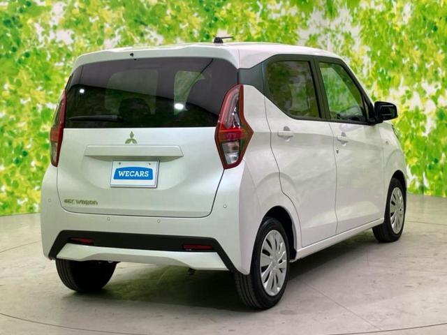 ｅＫワゴン Ｍ　保証書／イーアシスト（ミツビシ）／シートヒーター　前席／車線逸脱防止支援システム／ＵＳＢジャック／ＥＢＤ付ＡＢＳ／横滑り防止装置／アイドリングストップ／禁煙車／エアバッグ　運転席／エアバッグ　助手席（3枚目）