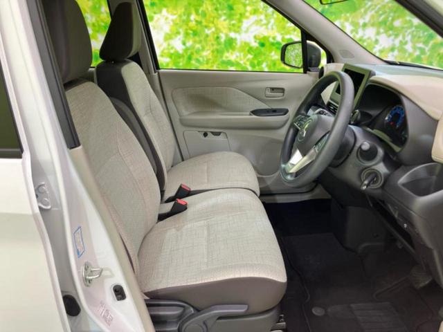 ｅＫワゴン Ｍ　保証書／イーアシスト（ミツビシ）／シートヒーター　前席／車線逸脱防止支援システム／ＵＳＢジャック／ＥＢＤ付ＡＢＳ／横滑り防止装置／アイドリングストップ／禁煙車／エアバッグ　運転席／エアバッグ　助手席（5枚目）